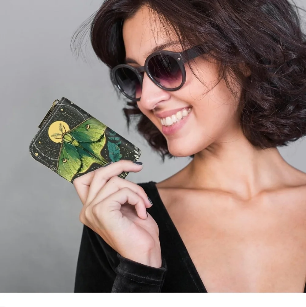 Green Moth Design Wallet